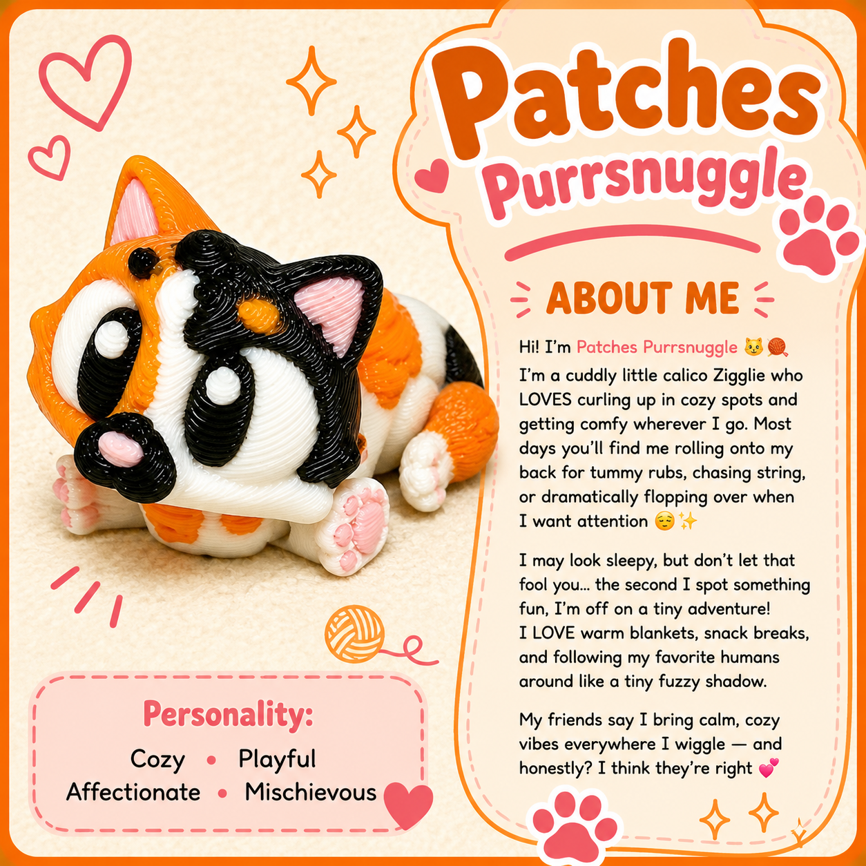 Patches Purrsnuggle 🐱🧶