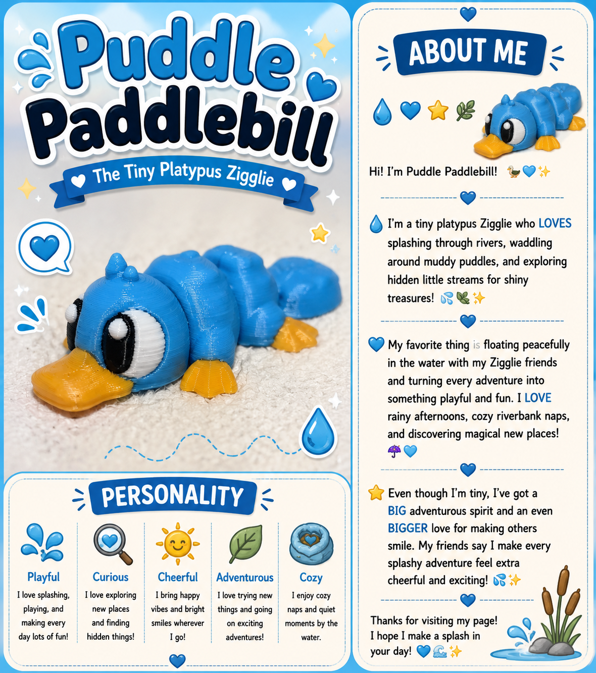 Puddle Paddlebill ✨💙