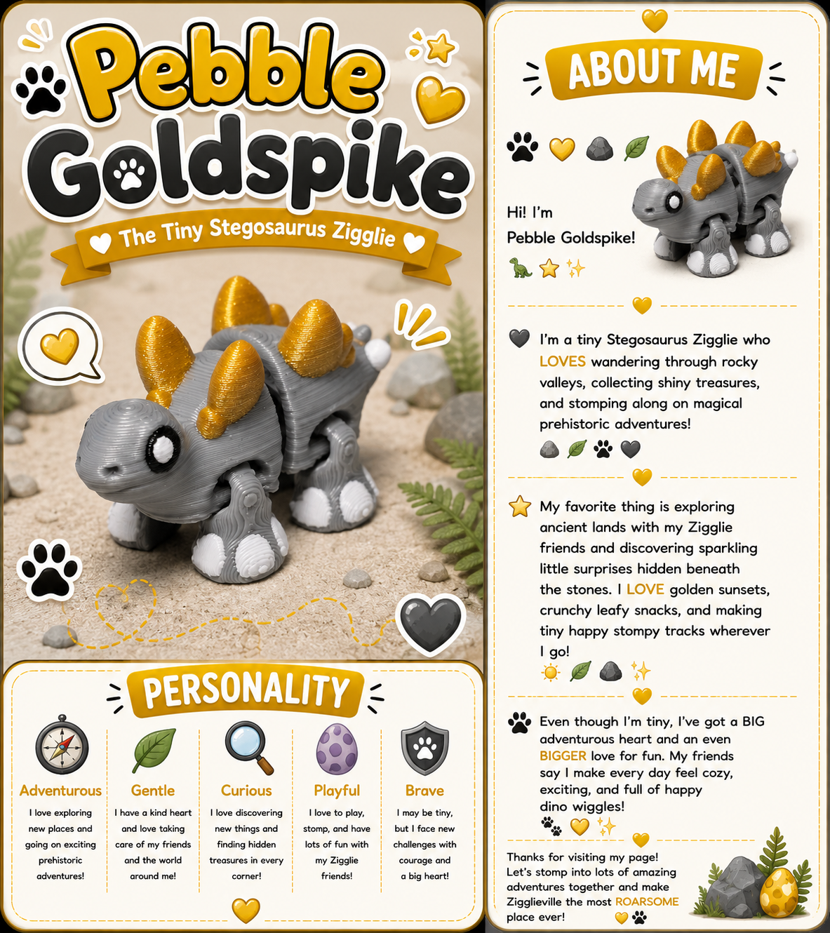 Pebble Goldspike π¦β¨