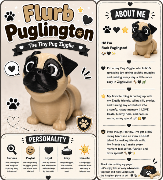 Flurb Puglington 🐶✨