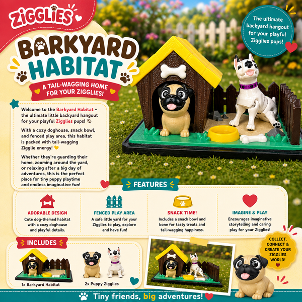 Barkyard Habitat 🐶🦴✨