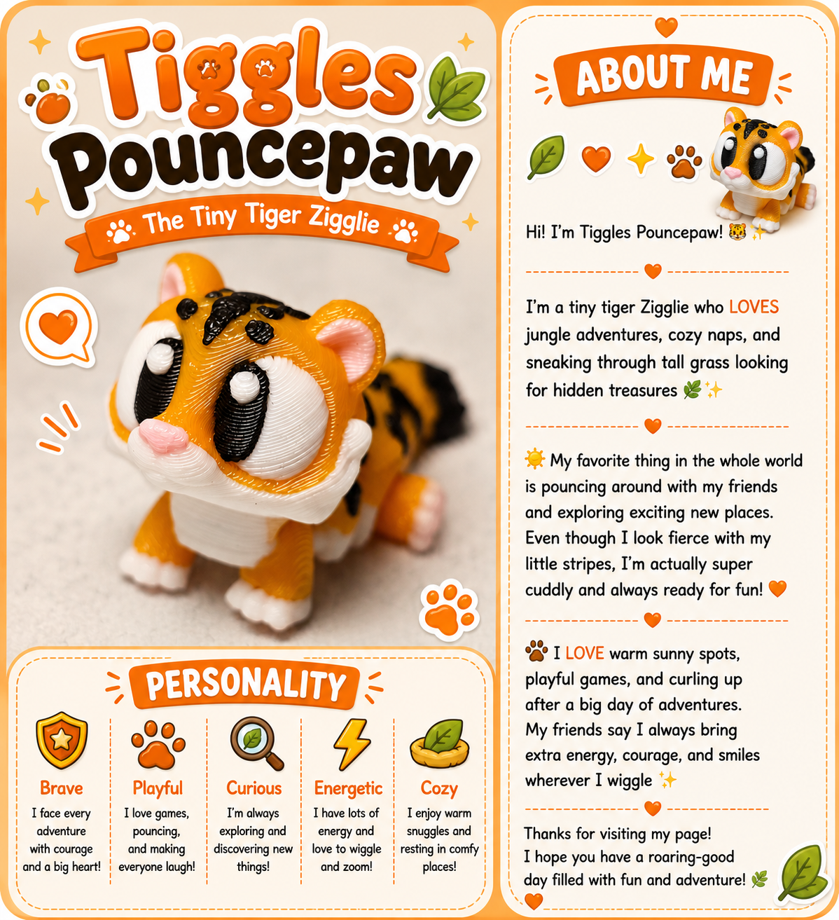 Hi! I’m Tiggles Pouncepaw 🐯✨
