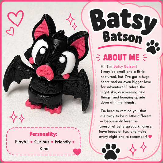 Hi! I’m Batsy Batson 🖤